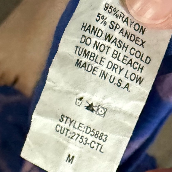 Boutique|Vibrant Blue and Pink Tie-Dye Sleeveless Maxi Dress,Drapey boho style• - Picture 7 of 9